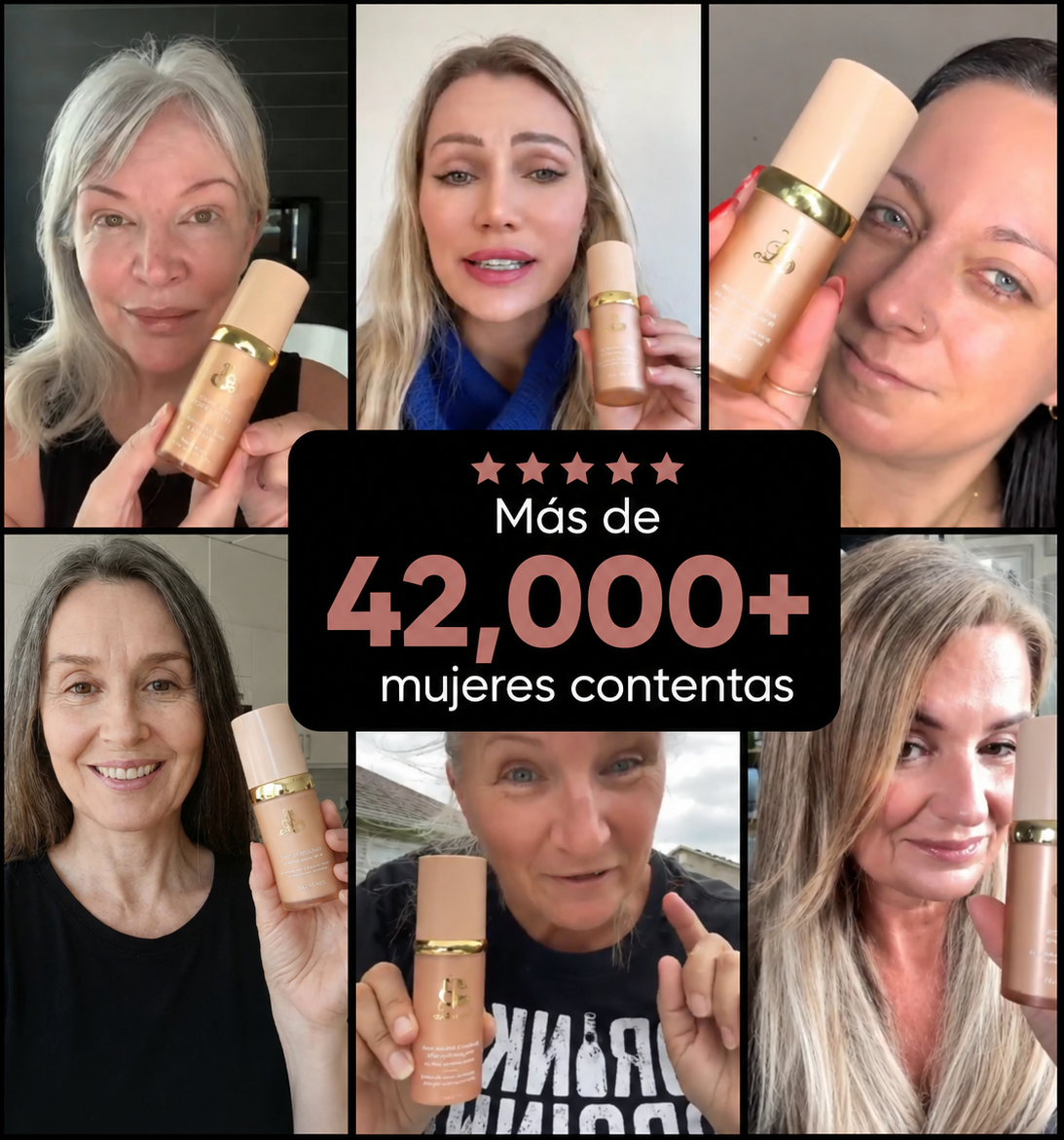 Kovalix Base de Maquillaje Cambiante 4 en 1 | Se Adapta a Tu Tono de Piel